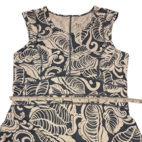 Title Nine Floral Sleeveless Dress # 200960 Women's XS Zipper Pockets Activewear - Picture 3 of 8